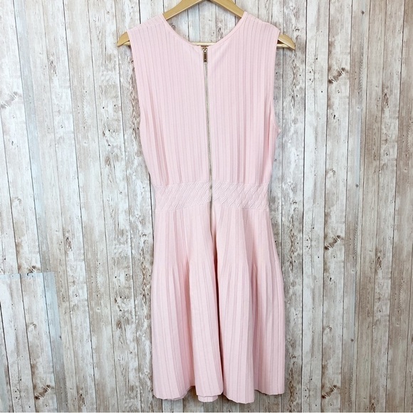 Ted Baker Balieey Stitch Detail Knotted Sleeveless Zip Back Dress Size 3/8-10 US - Picture 8 of 15